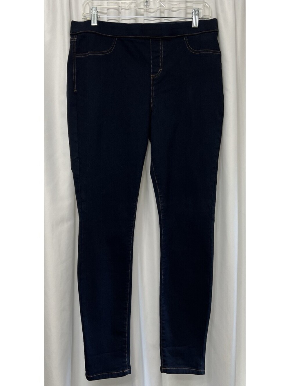 Style & Co. Women's Jegging Jeans Dark Wash Blue Denim Stretch Slim Fit Size L